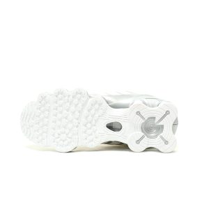 Nike Shox TLX “white silver” Men's and women's sports shoes