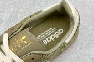 Adidas Originals Samba OG Crochet Pack “green white” Men's and women's shoes