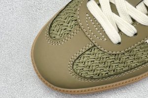 Adidas Originals Samba OG Crochet Pack “green white” Men's and women's shoes