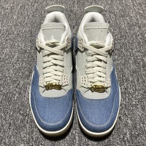 Nike Air Jordan 4 Retro SE Men's & Women's Basketball Shoes - Worn Blue Denim