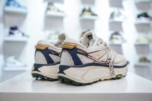 HOKA ONE ONE Mafate Speed 2 - Off-White, Burgundy, Blue | Men's & Women's Trail Running Shoes