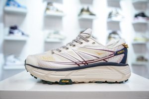 HOKA ONE ONE Mafate Speed 2 - Off-White, Burgundy, Blue | Men's & Women's Trail Running Shoes