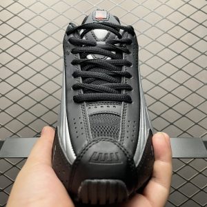 Nike Shox R4 Retro Men's & Women's Shoes - Silver Black Red Colorway