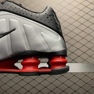 Nike Shox R4 Retro Men's & Women's Shoes - Silver Black Red Colorway