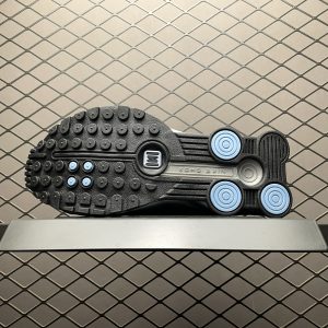 Buy online 2025 Nike Shox R4 Retro “silver black blue” men's and women's shoes