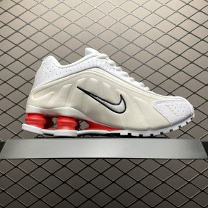 Nike Shox OG R4 Retro 'Milk White Red' - Men's & Women's Shoes (2025)