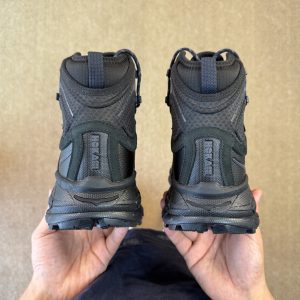 ​​HOKA ONE ONE Men's Tor Ultra High Black Hiking Boots – Waterproof, Lightweight Outdoor Trail Running Shoes​​