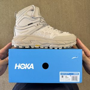 ​​HOKA ONE ONE Tor Ultra High Khaki Hiking Boots for Men – Waterproof & Lightweight​​