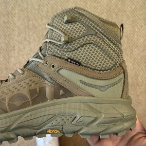 ​​HOKA ONE ONE Tor Ultra High Dark Green Hiking Boots for Men – Waterproof & Lightweight​​