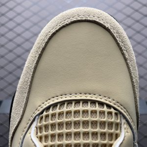 Nike Air Jordan 4 Beige Black Men's & Women's Mid-Cut Retro Basketball Shoes - Classic Style & Premium Comfort for Streetwear & Courts